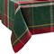 Threadmade Home Merry and Festive Jacquard Tablecloth, Multicolor - 52"W x 70"L